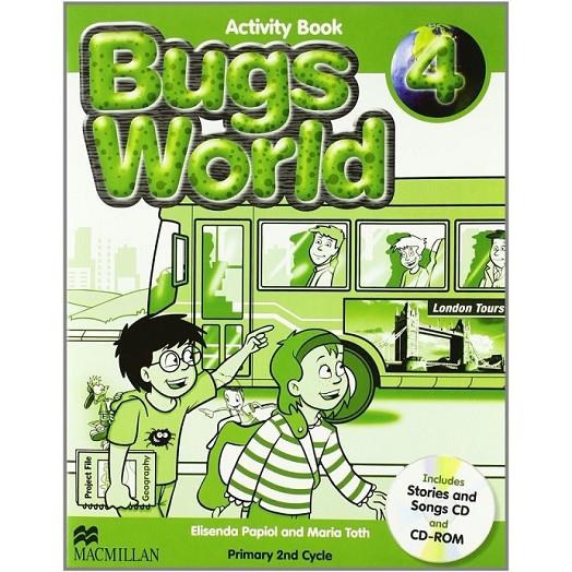 BUGS WORLD 4 ACTIVITY BOOK | 9780230407527 | TOTH, M./SOBERON, A./Y OTROS | Llibreria Online de Banyoles | Comprar llibres en català i castellà online