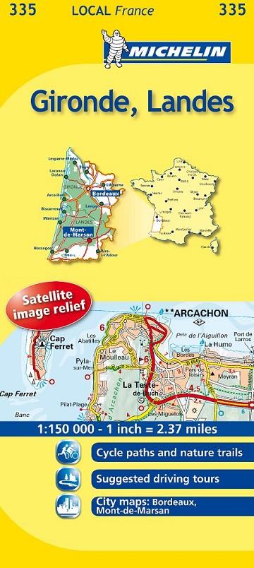 MAPA GIRONDE, LANDES | 9782067133891 | * | Llibreria Online de Banyoles | Comprar llibres en català i castellà online