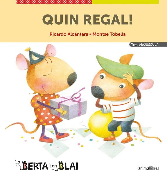 QUIN REGAL! (MAJÚSCULES) | 9788418592324 | ALCÁNTARA, RICARDO | Llibreria L'Altell - Llibreria Online de Banyoles | Comprar llibres en català i castellà online - Llibreria de Girona