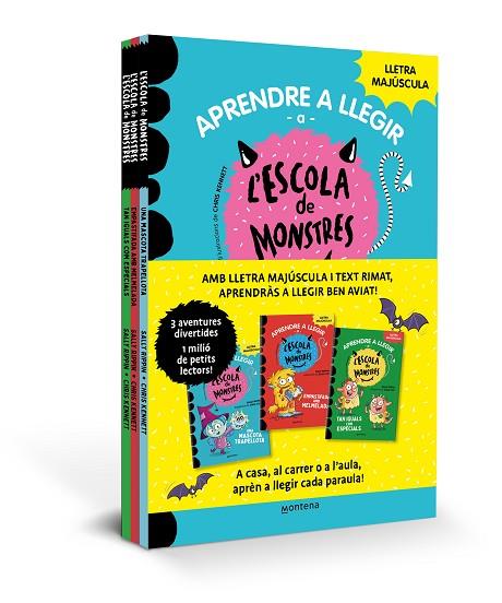 APRENDRE A LLEGIR A L'ESCOLA DE MONSTRES - PACK AMB ELS LLIBRES 1, 2 I 3 | 9788419169990 | RIPPIN, SALLY | Llibreria Online de Banyoles | Comprar llibres en català i castellà online