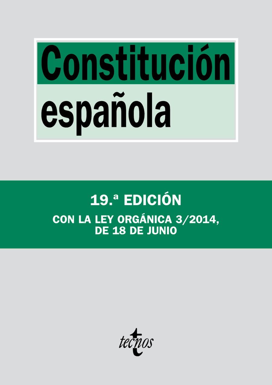 CONSTITUCIÓN ESPAÑOLA | 9788430962464 | Llibreria L'Altell - Llibreria Online de Banyoles | Comprar llibres en català i castellà online - Llibreria de Girona