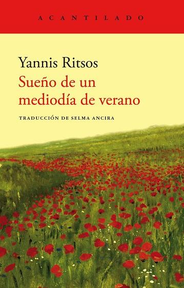 SUEÑO DE UN MEDIODÍA DE VERANO | 9788419036797 | RITSOS, YANNIS | Llibreria Online de Banyoles | Comprar llibres en català i castellà online