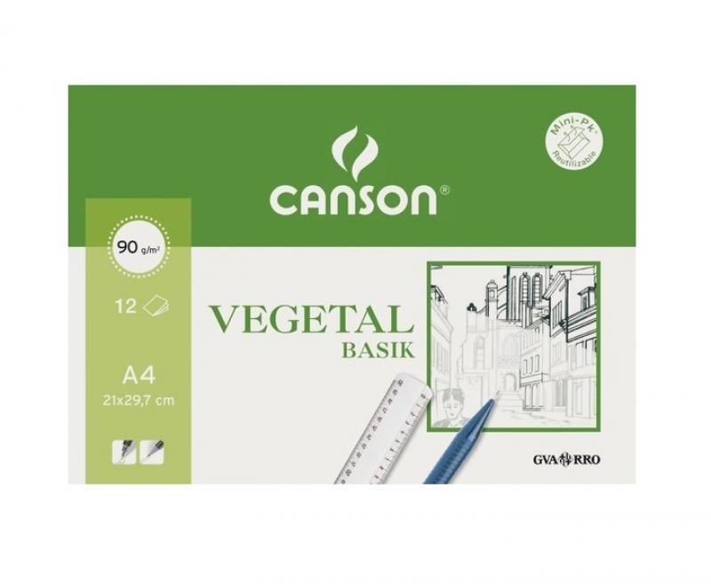 PAQUET DE 12 FULLS VEGETALS A4 GUARRO CANSON | 8422714076218 | GUARRO | Llibreria Online de Banyoles | Comprar llibres en català i castellà online