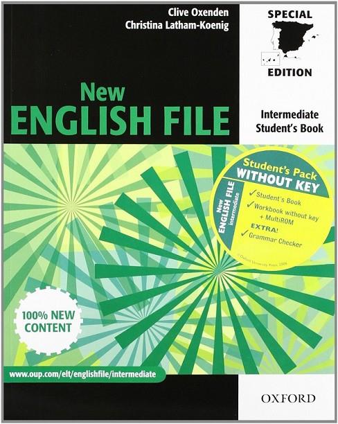 NEW ENGLISH FILE INTERMEDIATE STUDENT'S BOOK PACK | 9780194519489 | OXEDEN, CLIVE | Llibreria Online de Banyoles | Comprar llibres en català i castellà online