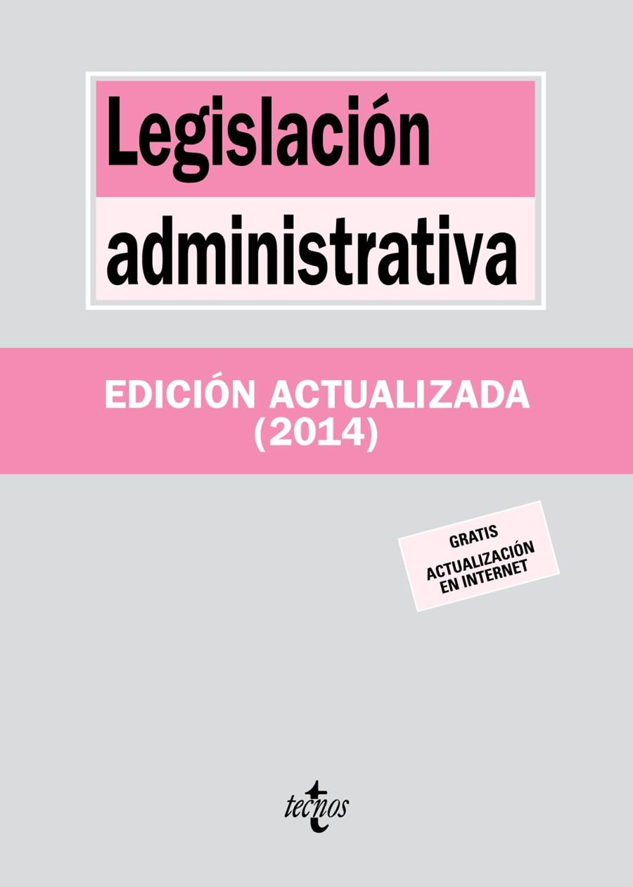 LEGISLACIÓN ADMINISTRATIVA | 9788430962402 | EDITORIAL TECNOS | Llibreria Online de Banyoles | Comprar llibres en català i castellà online