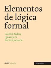 ELEMENTOS DE LOGICA FORMAL | 9788434487772 | C. BADESA/J. JANE/R. JANSANA | Llibreria L'Altell - Llibreria Online de Banyoles | Comprar llibres en català i castellà online - Llibreria de Girona