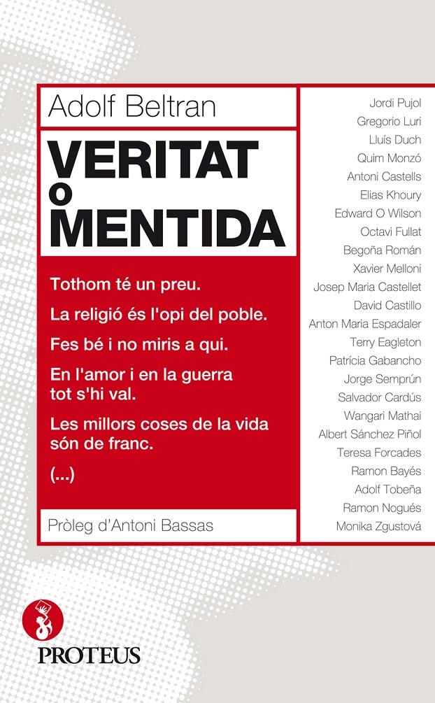 VERITAT O MENTIDA | 9788415047438 | BELTRAN, ADOLF | Llibreria Online de Banyoles | Comprar llibres en català i castellà online