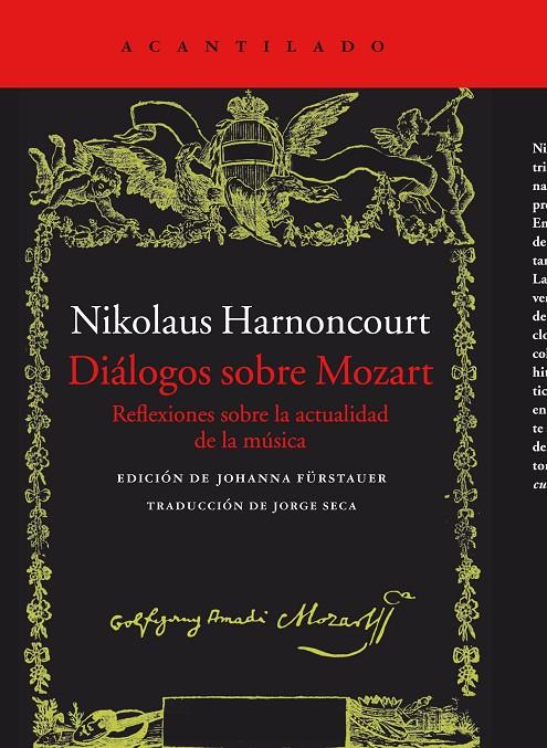 DIÁLOGOS SOBRE MOZART | 9788416011766 | HARNONCOURT, NIKOLAUS | Llibreria Online de Banyoles | Comprar llibres en català i castellà online