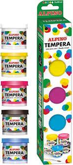 TEMPERA ALPINO 5X40ML MÉS PINZELL | 8413240609933 | ALPINO | Llibreria Online de Banyoles | Comprar llibres en català i castellà online