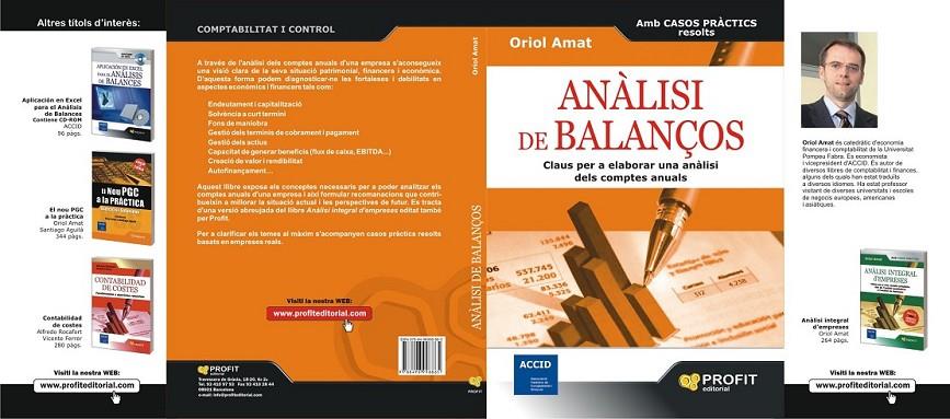 ANALISIS DE BALANCES | 9788496998827 | AMAT, ORIOL | Llibreria Online de Banyoles | Comprar llibres en català i castellà online