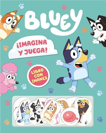 BLUEY. LIBRO JUGUETE - ¡IMAGINA Y JUEGA! LIBRO CON IMANES | 9788448869113 | BLUEY | Llibreria Online de Banyoles | Comprar llibres en català i castellà online