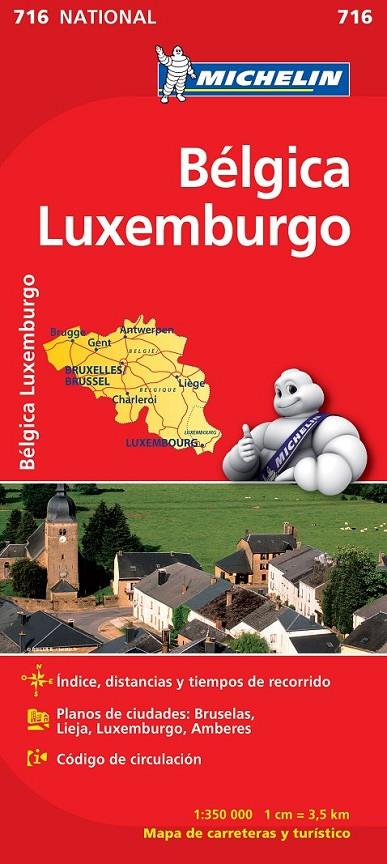 MAPA NATIONAL BÉLGICA LUXEMBURGO | 9782067170728 | VARIOS AUTORES | Llibreria L'Altell - Llibreria Online de Banyoles | Comprar llibres en català i castellà online - Llibreria de Girona