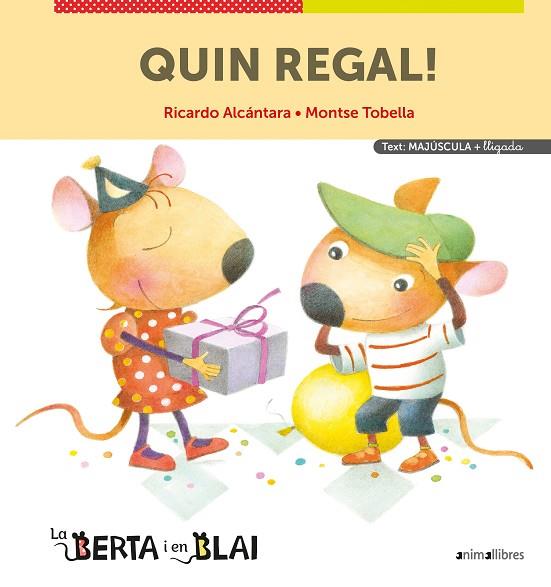 QUIN REGAL! (MAJÚSCULES + LLIGADA) | 9788418592331 | ALCÁNTARA, RICARDO | Llibreria L'Altell - Llibreria Online de Banyoles | Comprar llibres en català i castellà online - Llibreria de Girona
