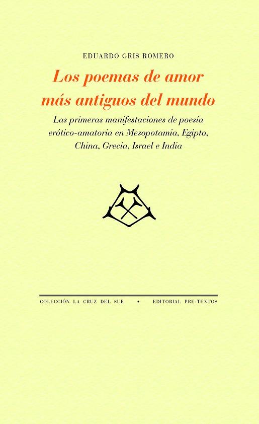 LOS POEMAS DE AMOR MÁS ANTIGUOS DEL MUNDO | 9788418935381 | EDUARDO CRIS ROMERO | Llibreria Online de Banyoles | Comprar llibres en català i castellà online