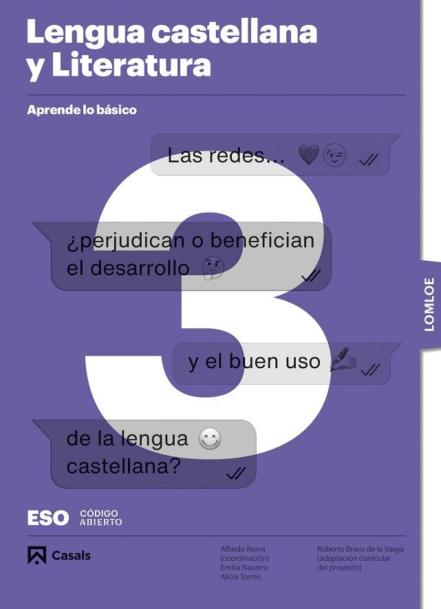 APRENDE LO BÁSICO. LENGUA CASTELLANA Y LITERATURA 3 ESO. LOMLOE | 9788421882177 | VARIOS AUTORES | Llibreria Online de Banyoles | Comprar llibres en català i castellà online