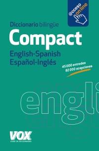 DICCIONARIO COMPACT ENGLISH-SPANISH / ESPAÑOL-INGLÉS | 9788499740430 | Llibreria Online de Banyoles | Comprar llibres en català i castellà online