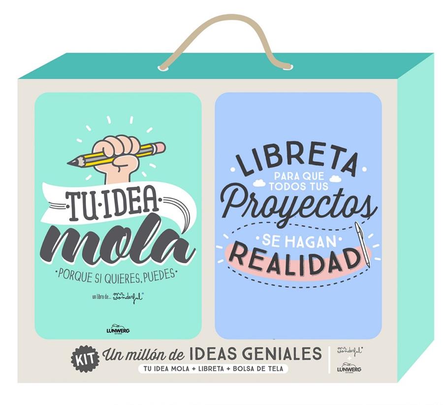 KIT UN MILLÓN DE IDEAS GENIALES | 9788416489206 | MR. WONDERFUL | Llibreria Online de Banyoles | Comprar llibres en català i castellà online