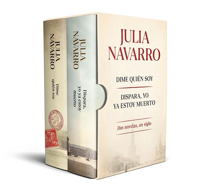 ESTUCHE JULIA NAVARRO (CONTIENE: DIME QUIÉN SOY | DISPARA, YO YA ESTOY MUERTO) | 9788466378529 | NAVARRO, JULIA | Llibreria Online de Banyoles | Comprar llibres en català i castellà online