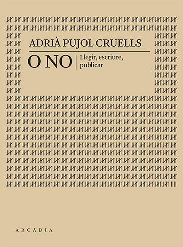 O NO | 9788412745733 | PUJOL CRUELLS, ADRIÀ | Llibreria L'Altell - Llibreria Online de Banyoles | Comprar llibres en català i castellà online - Llibreria de Girona