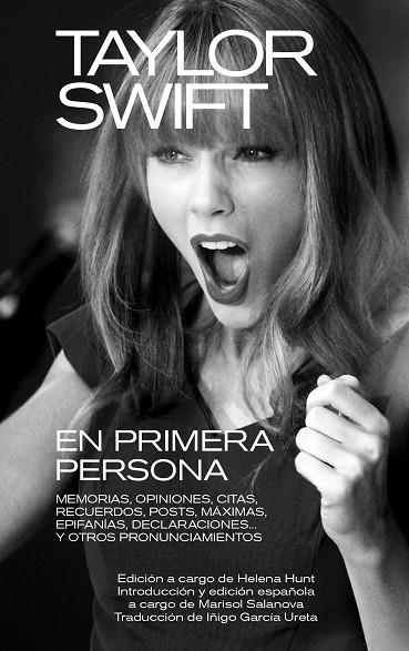 TAYLOR SWIFT. EN PRIMERA PERSONA | 9788418404603 | Llibreria Online de Banyoles | Comprar llibres en català i castellà online