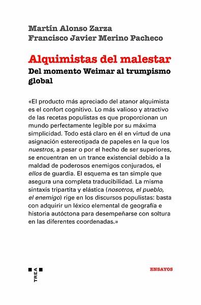 ALQUIMISTAS DEL MALESTAR | 9788419525086 | ALONSO ZARZA, MARTÍN/MERINO PACHECO, FRANCISCO JAVIER | Llibreria Online de Banyoles | Comprar llibres en català i castellà online