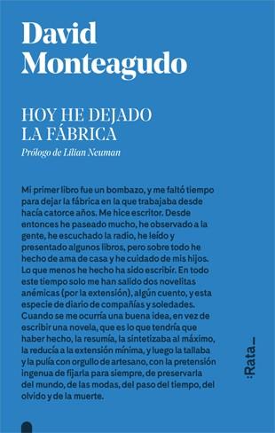 HOY HE DEJADO LA FÁBRICA | 9788416738281 | MONTEAGUDO, DAVID | Llibreria L'Altell - Llibreria Online de Banyoles | Comprar llibres en català i castellà online - Llibreria de Girona