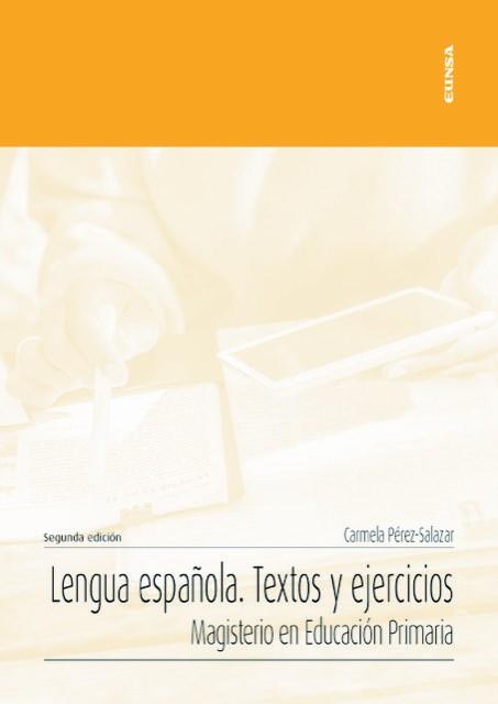 LENGUA ESPAÑOLA. TEXTOS Y EJERCICIOS | 9788431339494 | PÉREZ-SALAZAR, CARMELA | Llibreria Online de Banyoles | Comprar llibres en català i castellà online