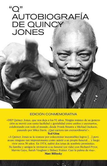 Q: AUTOBIOGRAFÍA DE QUINCY JONES. EDICIÓN CONMEMORATIVA | 9788418404627 | JONES, QUINCY | Llibreria Online de Banyoles | Comprar llibres en català i castellà online