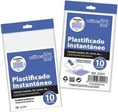 PLASTIFICAT INSTANTANI 10 X 6,6 CM 10 UNITATS | 8435258322017 | OFFICE BOX | Llibreria Online de Banyoles | Comprar llibres en català i castellà online