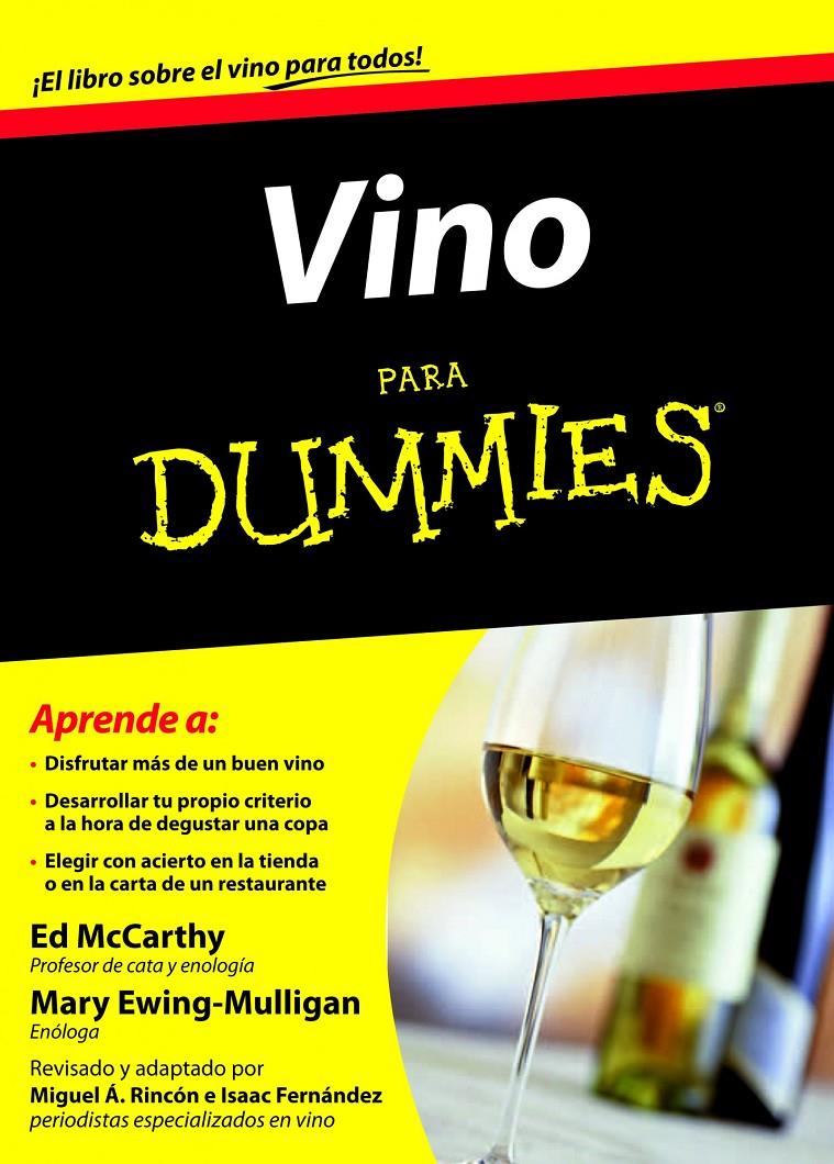 VINO PARA DUMIES | 9788432921490 | MARY EWING-MULLIGAN | Llibreria Online de Banyoles | Comprar llibres en català i castellà online