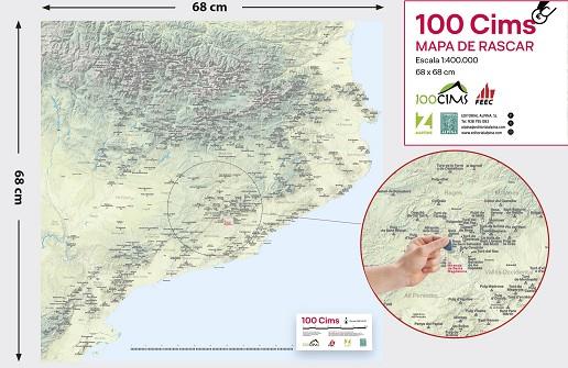 100 CIMS - MAPA DE RASCAR 1:400.000 | 9788470111419 | FEEC | Llibreria Online de Banyoles | Comprar llibres en català i castellà online