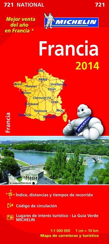 MAPA NATIONAL FRANCIA | 9782067191204 | VARIOS AUTORES | Llibreria Online de Banyoles | Comprar llibres en català i castellà online