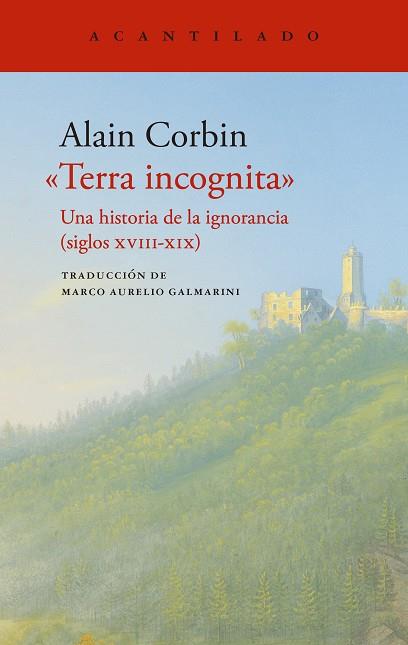 TERRA INCOGNITA | 9788419958020 | CORBIN, ALAIN | Llibreria Online de Banyoles | Comprar llibres en català i castellà online