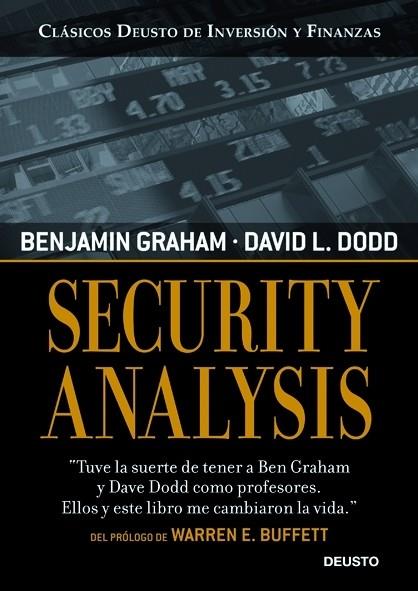 SECURITY ANALYSIS | 9788423426942 | GRAHAM,BENJAMIN | Llibreria L'Altell - Llibreria Online de Banyoles | Comprar llibres en català i castellà online - Llibreria de Girona