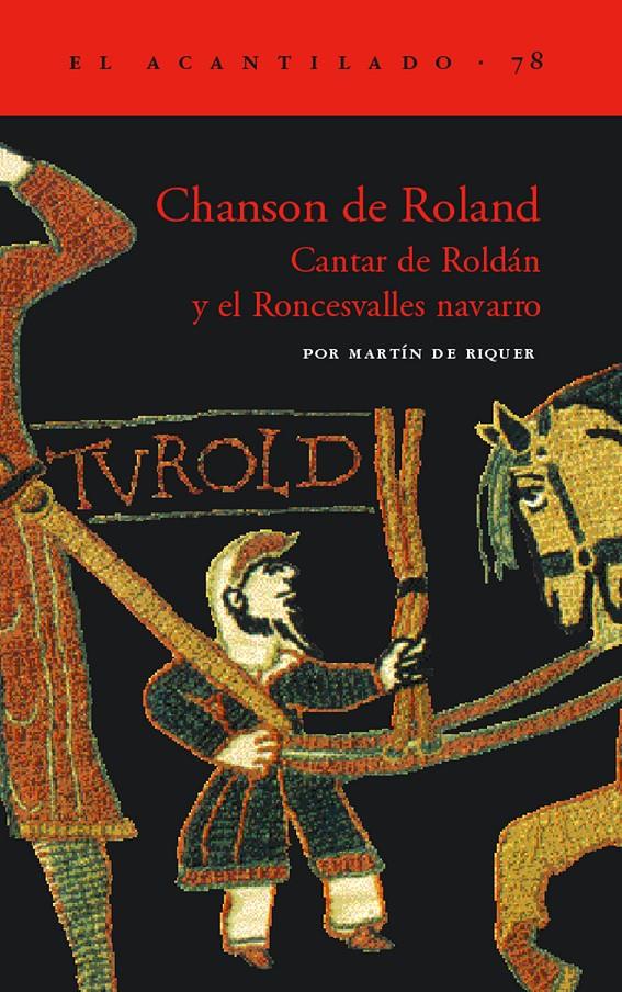 CHANSON DE ROLAND | 9788496136243 | DE RIQUER, MARTÍN | Llibreria L'Altell - Llibreria Online de Banyoles | Comprar llibres en català i castellà online - Llibreria de Girona
