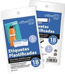 ETIQUETES PLASTIFICADES BOSSA AMB 18 UNITATS 7X1,5CM | 8435258322185 | OFFICE BOX | Llibreria Online de Banyoles | Comprar llibres en català i castellà online