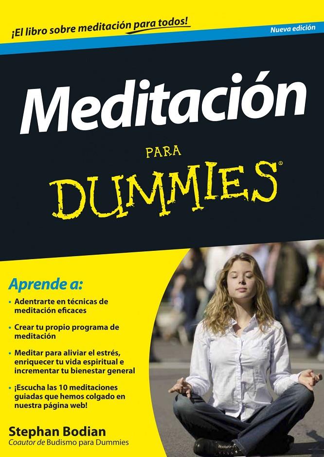 MEDITACIÓN PARA DUMMIES | 9788432901324 | BODIAN, STEPHAN  | Llibreria Online de Banyoles | Comprar llibres en català i castellà online