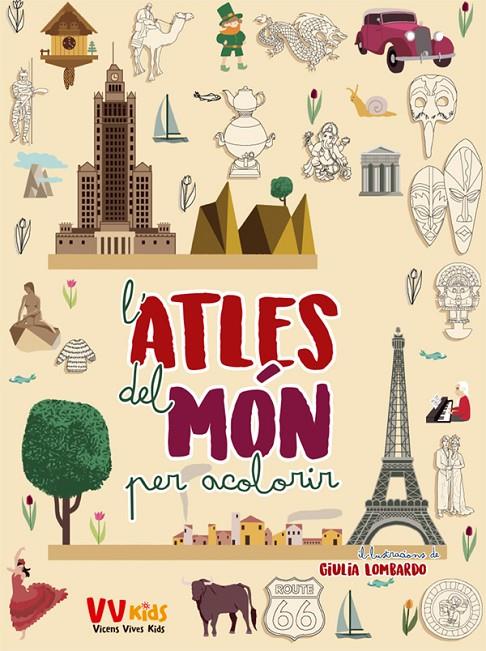 ATLES DEL MÓN PER ACOLORIR | 9788468243719 | LOMBARDO, GIULIA | Llibreria Online de Banyoles | Comprar llibres en català i castellà online