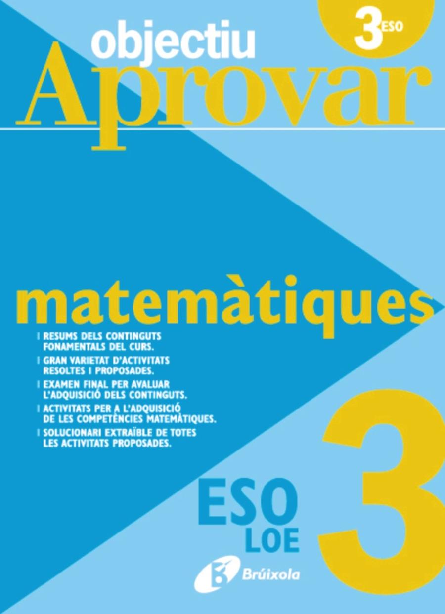 OBJECTIU APROVAR LLENGUA 3 ESO | 9788499060125 | FERNÁNDEZ-CANO LÓPEZ, JOSÉ ÁNGEL/ARCE LLACH, FERNANDO/ROIG COMPANY, ALBERT | Llibreria Online de Banyoles | Comprar llibres en català i castellà online