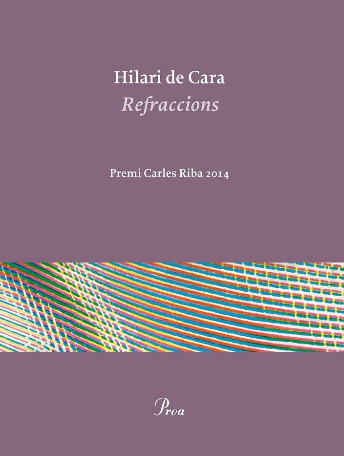 REFRACCIONS | 9788475885506 | HILARI DE CARA | Llibreria Online de Banyoles | Comprar llibres en català i castellà online