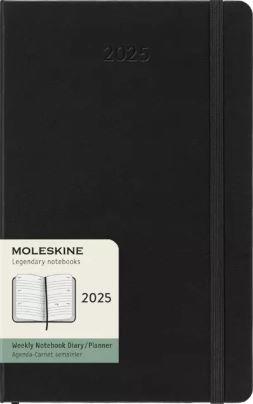 AGENDA 2025 SETMANAL HORITZONTAL L NEGRA TAPA DURA | 8056999270445 | MOLESKINE | Llibreria Online de Banyoles | Comprar llibres en català i castellà online