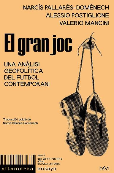 EL GRAN JOC | 9788419583635 | PALLARÈS-DOMÈNECH, NARCÍS/POSTIGLIONE, ALESSIO/MANCINI, VALERIO | Llibreria L'Altell - Llibreria Online de Banyoles | Comprar llibres en català i castellà online - Llibreria de Girona