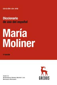 DICCIONARIO DE USO DEL ESPAÑOL MARIA MOLINER DVD | 9788424935849 | MOLINER RUIZ, MARIA | Llibreria Online de Banyoles | Comprar llibres en català i castellà online