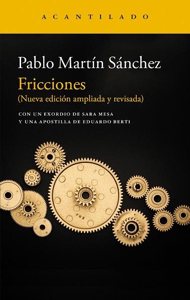 FRICCIONES | 9788419958242 | MARTÍN SÁNCHEZ, PABLO | Llibreria Online de Banyoles | Comprar llibres en català i castellà online