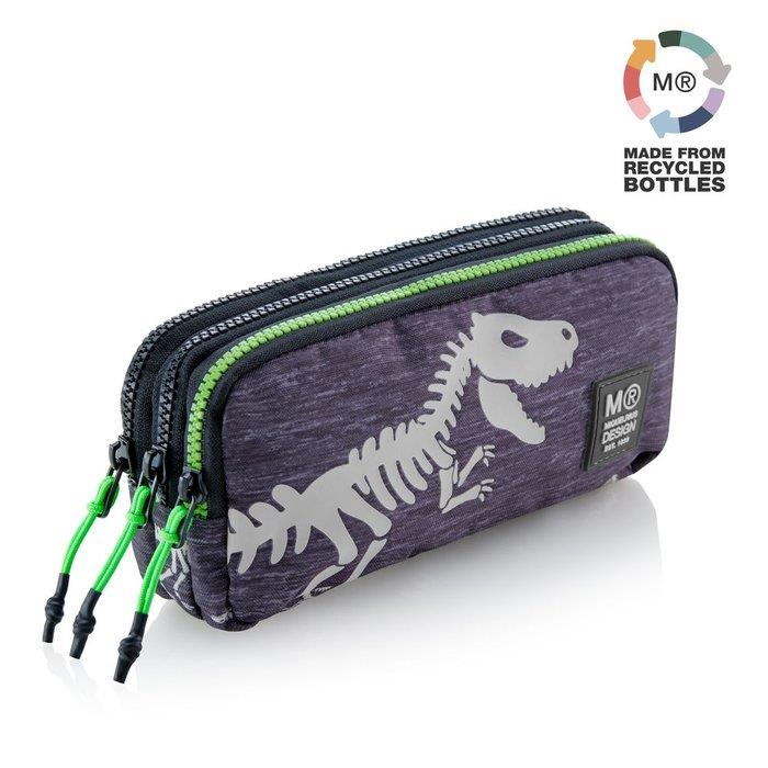 PORTATOT TRIPLE RECTANGULAR RECICLAT T-REX | 8422593192795 | MIQUELRIUS | Llibreria Online de Banyoles | Comprar llibres en català i castellà online