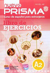 NUEVO PRISMA A2 LIBRO DE EJERCICIOS + CD | 9788498483727 | MUÑOZ SARABIA, EVA/MUÑOZ CABALLERO, MARÍA LUISA/AIXALÁ POZAS, EVELYN | Llibreria Online de Banyoles | Comprar llibres en català i castellà online