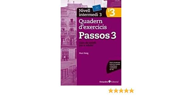 PASSOS 3. QUADERN D'EXERCICIS. NIVELL INTERMEDI 3 | 9788499219707 | ROIG MARTÍNEZ, NURI | Llibreria Online de Banyoles | Comprar llibres en català i castellà online