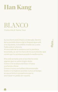 BLANCO | 9788416738519 | HAN KANG | Llibreria Online de Banyoles | Comprar llibres en català i castellà online