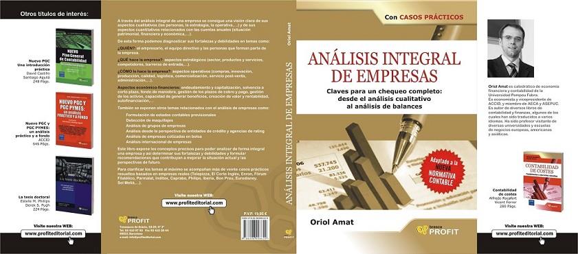 ANALISIS INTEGRAL DE EMPRESAS | 9788496998629 | AMAT, ORIOL | Llibreria L'Altell - Llibreria Online de Banyoles | Comprar llibres en català i castellà online - Llibreria de Girona