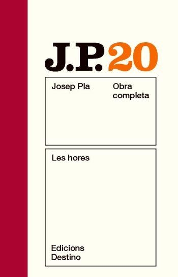 HORES,LES | 9788497101608 | PLA, JOSEP | Llibreria Online de Banyoles | Comprar llibres en català i castellà online